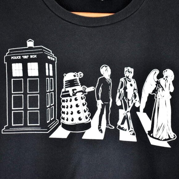 Vintage Y2K 2009 Doctor Who Crewneck Screen Print Sweatshirt - Picture 3 of 7